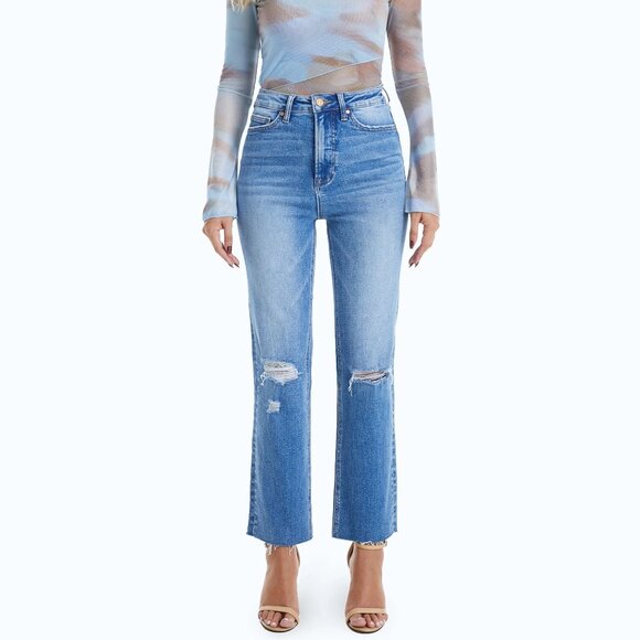 Bayeas Butt Lifting Distressed BYT5168 size 14W Petite - Picture 6 of 16